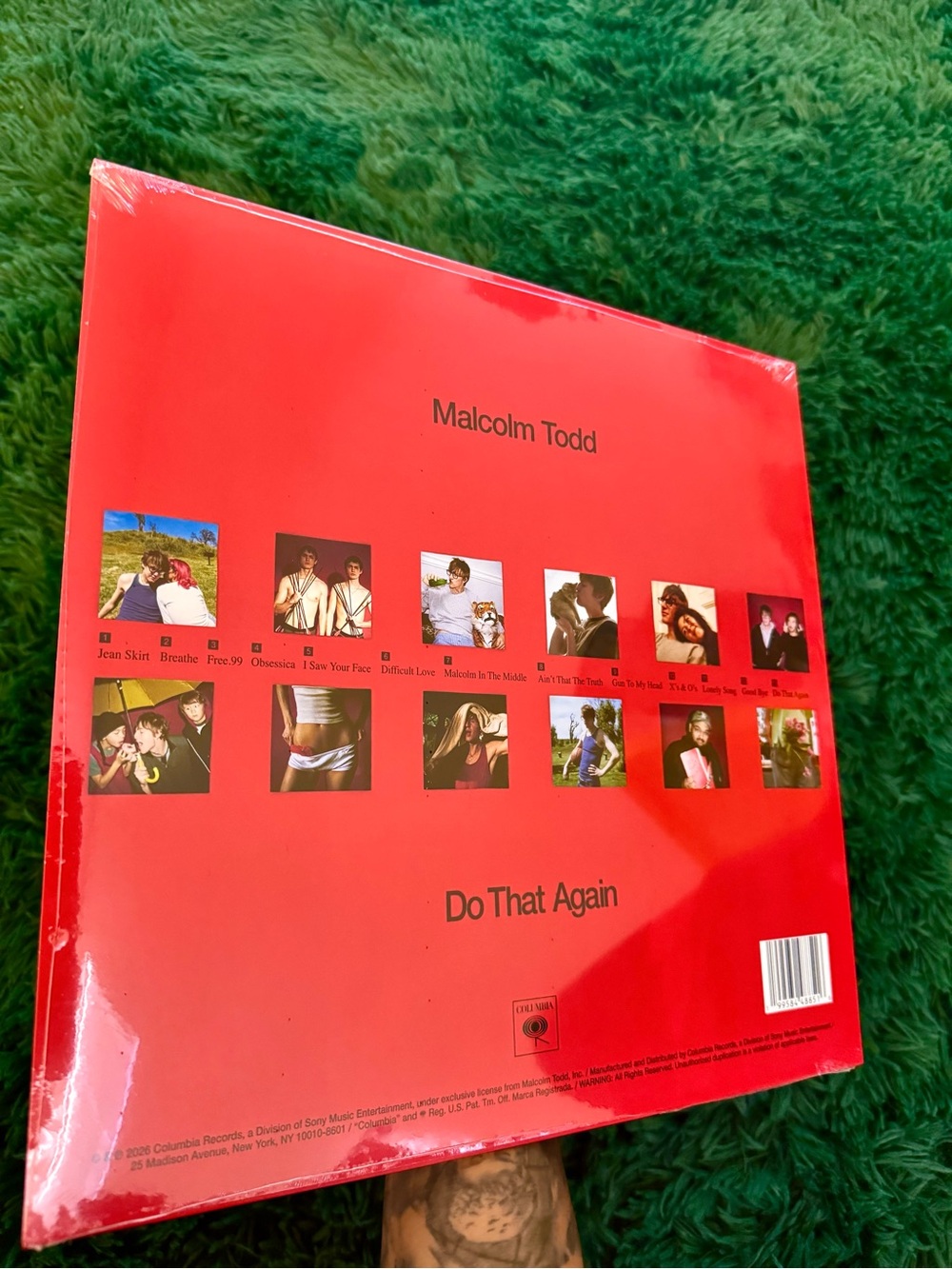 Malcolm Todd “Do That Again” SIGNED White Vinyl